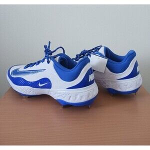 Nike Alpha Huarache Elite 4 MCS Mens Baseball Cleat Blue White FD2745-108 Sz13.5